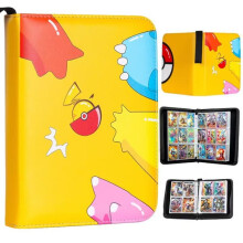 Pokémon Trading Card Binder with 400 Pockets and Zipper