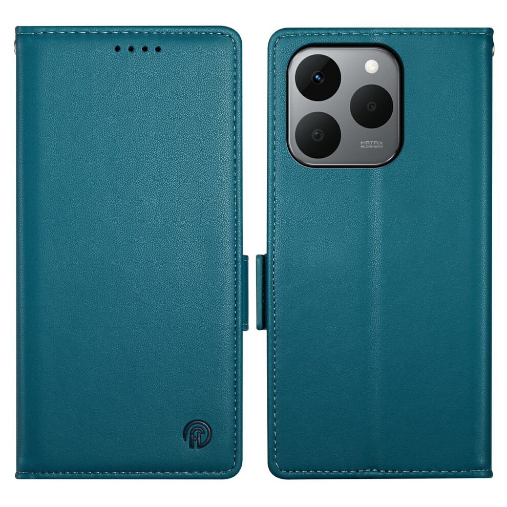 (Blue) For Realme 15T 5G Stand Case Pu Leather Wallet Phone Cover Blue 6914290156832