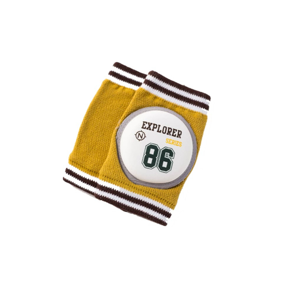 Kids' protective knee pads yellow