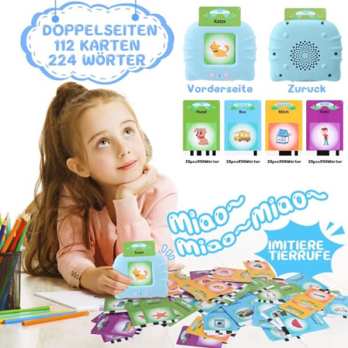Educational Flash Cards for Children 1-6 Years 112 Sheets 1