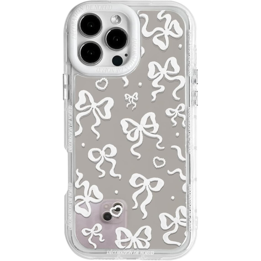 Iphone 16 Pro Max Case Cute Bowknot Heart Pattern 962029556190