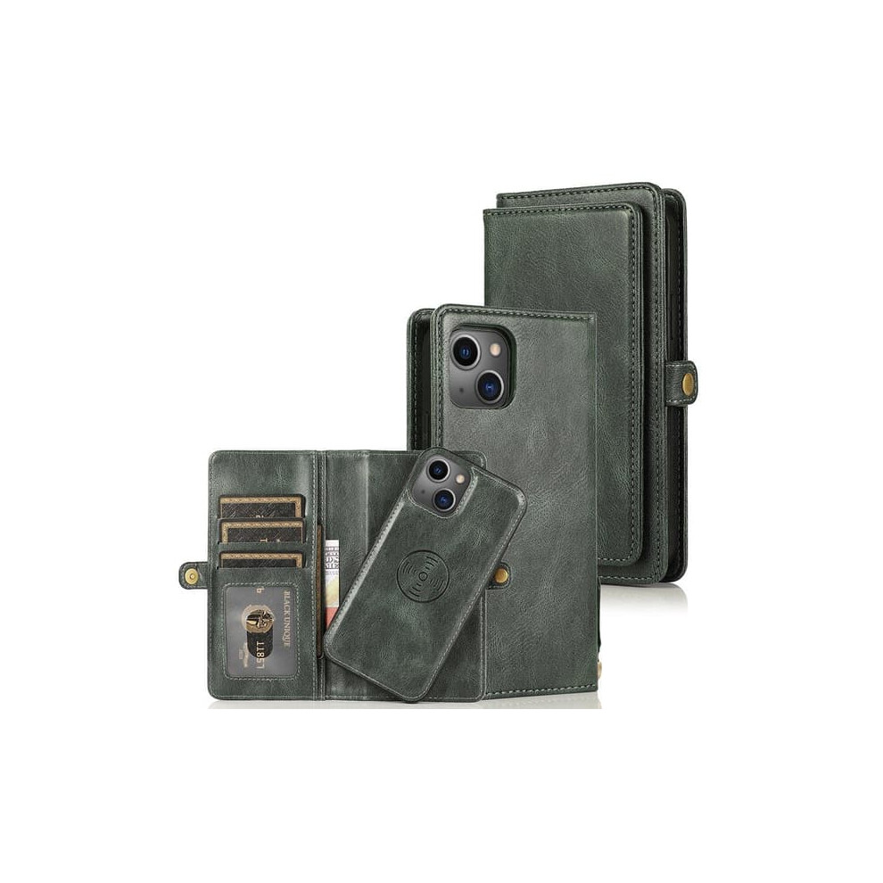 Iphone 13 Wallet Case Dark Professional Green 962029545101
