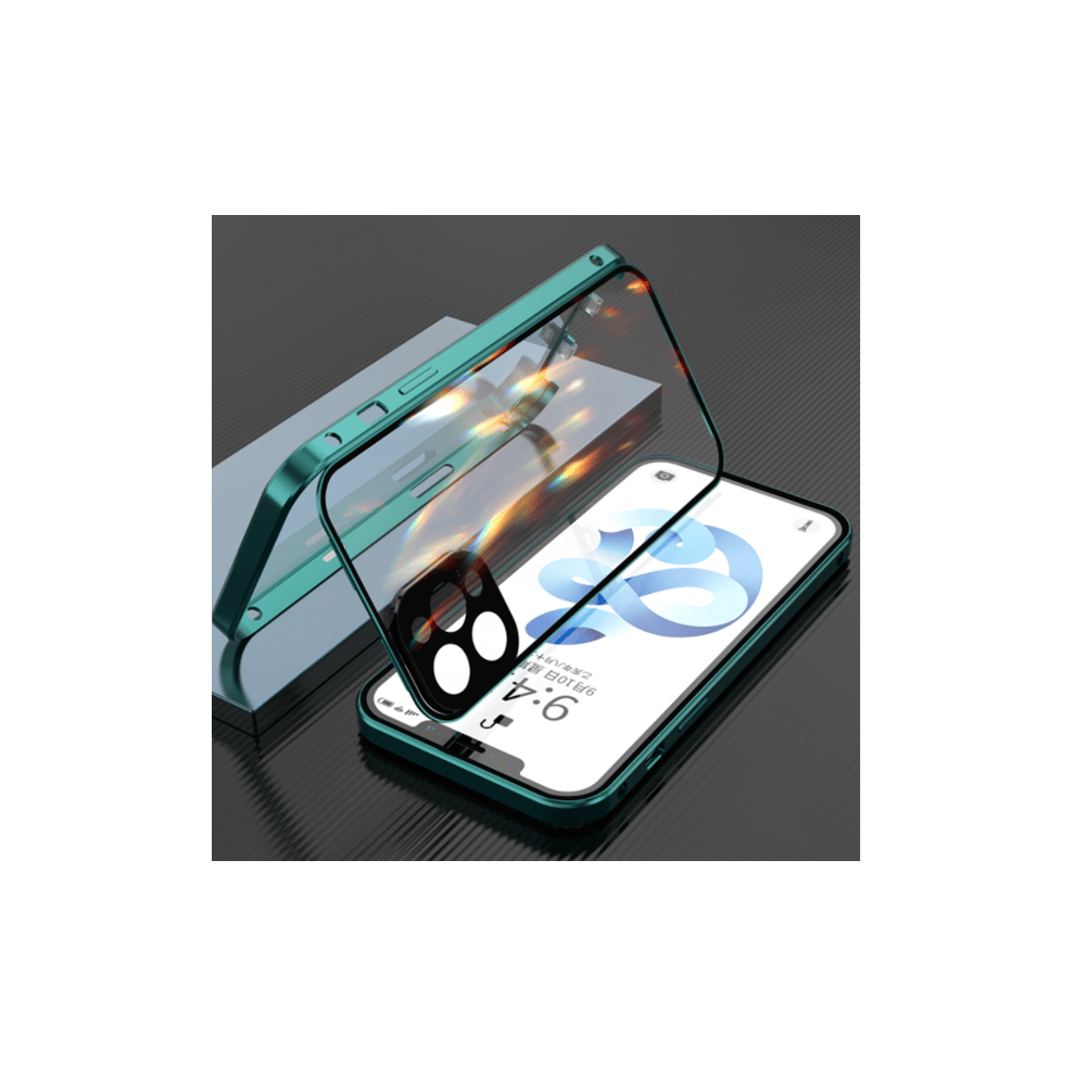 Privacy Magnetic Case For Iphone 13 Mini Green 962029545224