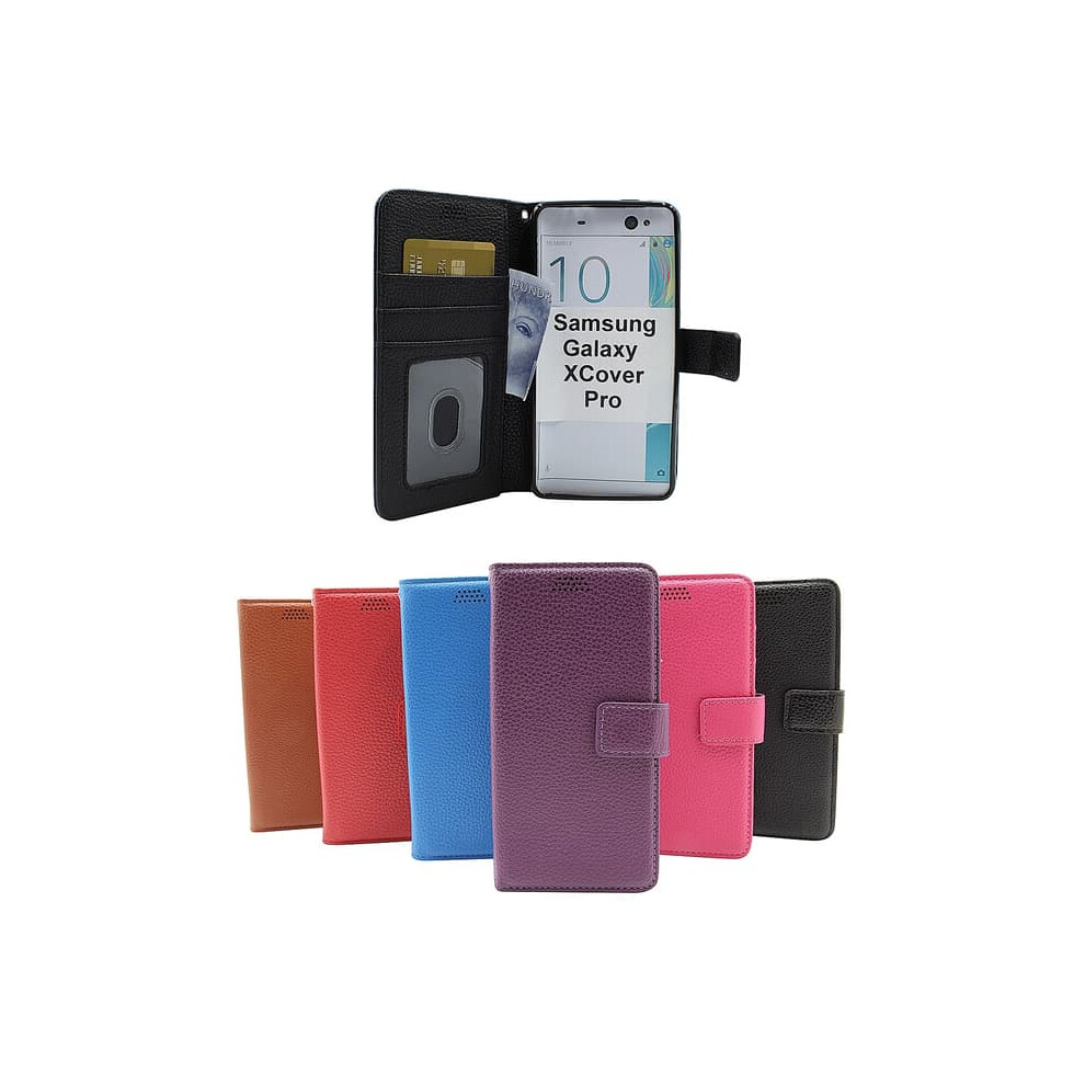 Samsung Galaxy Xcover Pro Stand Case Wallet Black 962029559412