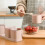 Caja de condimentos de cocina rosa (1 juego) 4