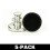 Sew-Free Trouser Buttons Black Adjustable Multipack 8