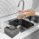 JeashCHAT kitchen dish cloths microfiber 5-pack 10x10 inches 8