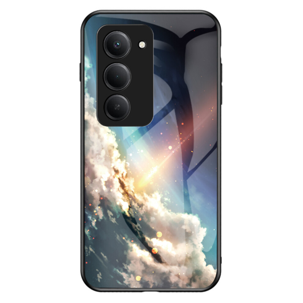 (Bright Starry Sky) For Xiaomi Redmi 15 4G (Eu) (171Mm) Case Starry Sky Pattern Tempered Glass Phone Cover 6914292729430