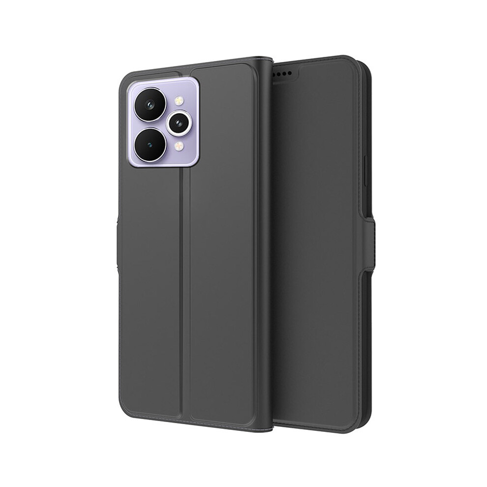 (Black) For Realme 15 5G Case Shockproof Tpu Inner Shell Leather Phone Cover Card Slot Black 6914298095263