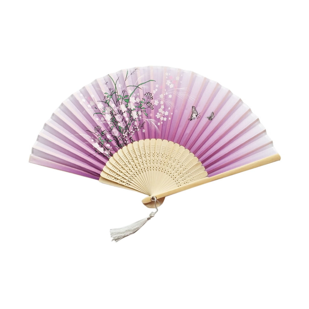 Leott Folding Fan Bamboo Handheld Fan 1 Piece 940684080236