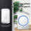 Wireless Doorbell Battery-Powered No Plug-In 1 Pack 8