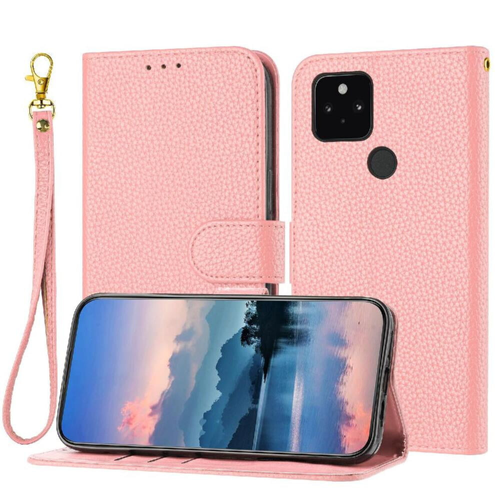 Google Pixel 5 Xl Flip Folio Phone Case With Card Slots 971050040219