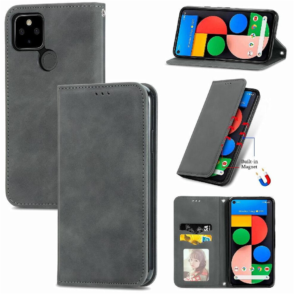 Google Pixel 5A 5G Leather Flip Wallet Case 971050040172