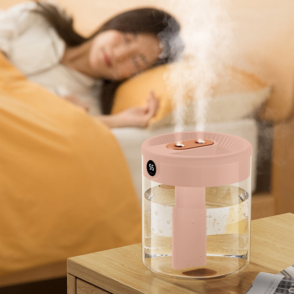 USB Humidifier with Display Quiet Cool Mist 300ml