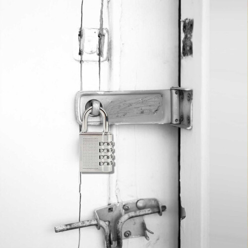 4-Digit Combination Lock Outdoor Waterproof Padlock 2