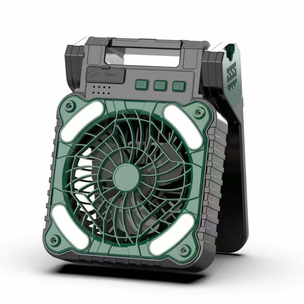 Oyigu Solar Fan Light Outdoor Camping Fishing Usb Dual Use 975221925657