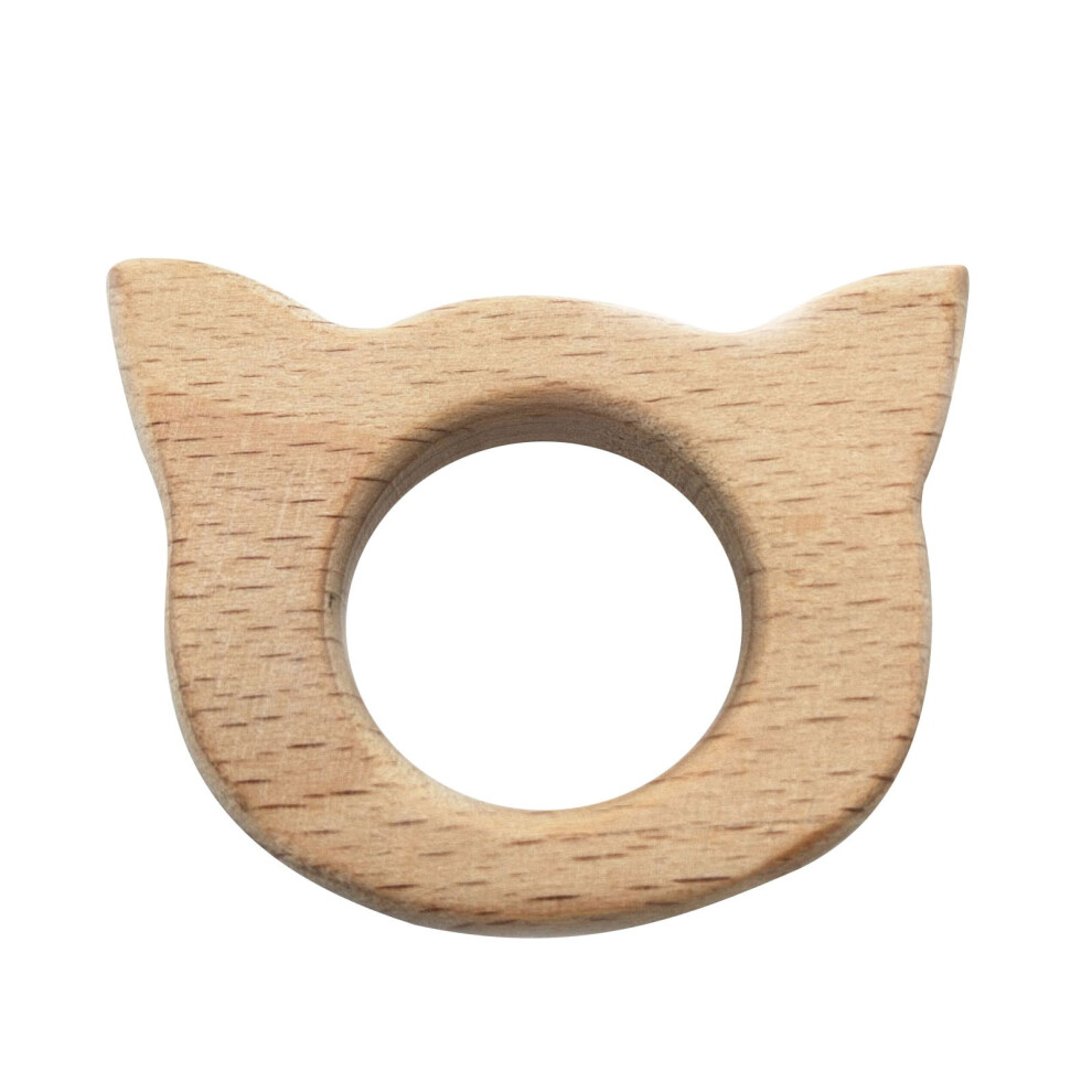 Beech Wood Baby Teether Molar Toy 9 Styles
