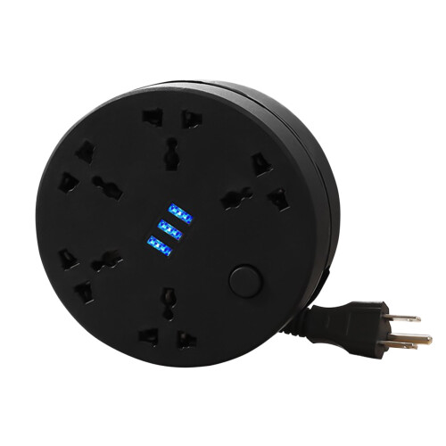 Power Strip Surge Protector with 3 USB Ports 6.56 ft 1