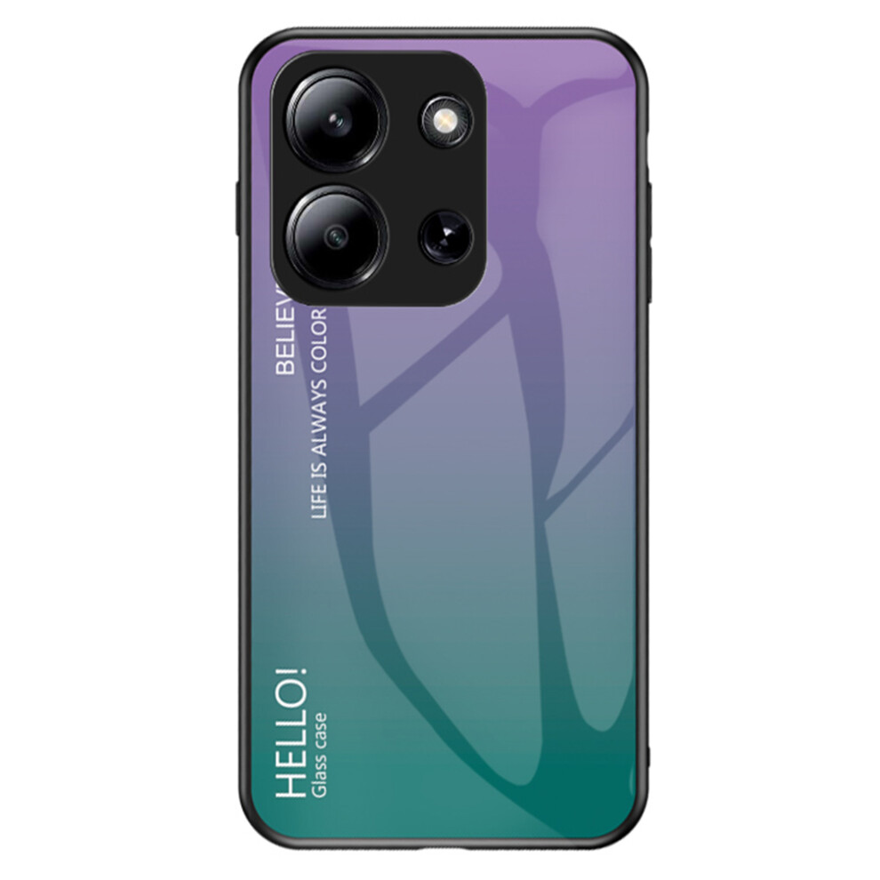 (Gradient ) Phone Case For Xiaomi Redmi 15C 5G (Eu) (173Mm) / 4G (Eu) (173Mm) / Poco C85 4G (173Mm) Anti-Scratch Tempered Glass + Pc + Tpu Purple 6914296644630