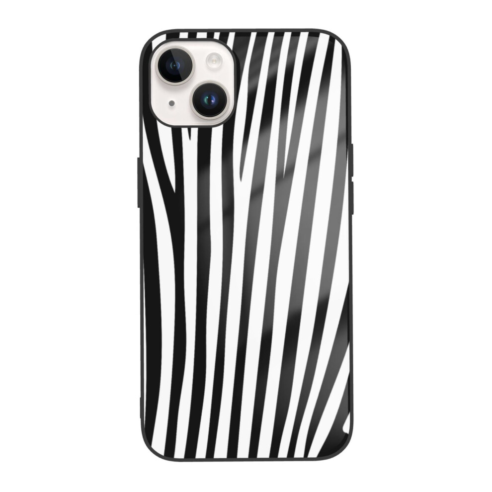Zebra Print Iphone 14 Phone Case Tpu Dual Camera 971050055619