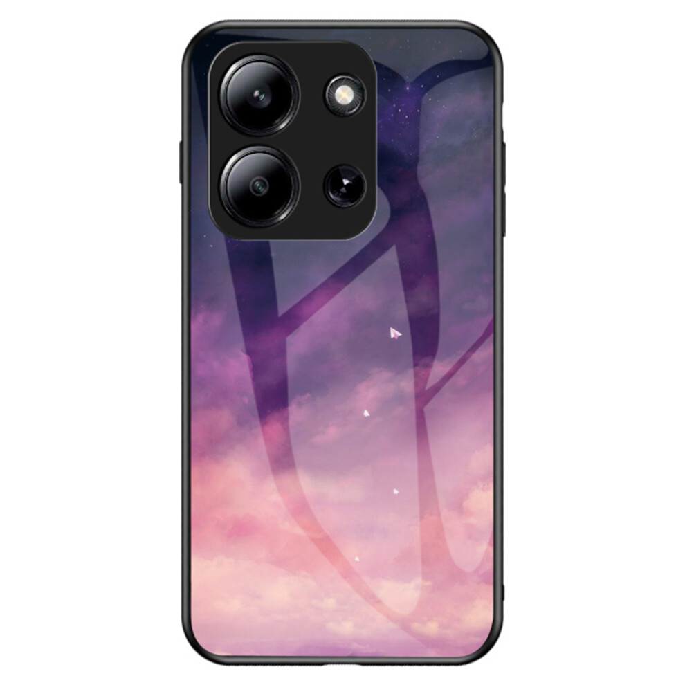 (Dream Starry Sky) For Xiaomi Redmi 15C 4G (Global) (171Mm) / Poco C85 4G (171Mm) Case Starry Sky Pattern Tempered Glass Phone Cover 6914293225535