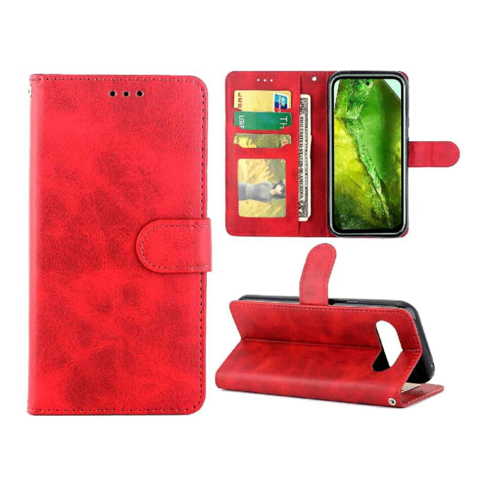 Flip Case For Google Pixel 8A Magnetic Pu Leather Case With 971050054766
