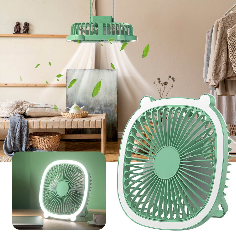 Oyigu Desktop Fan With Night Light And Usb Charging, 975221929822