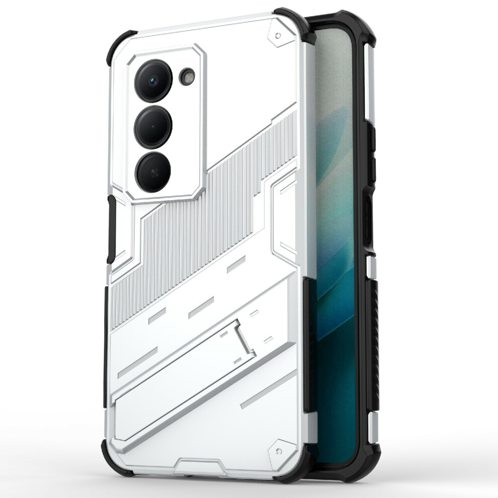 (White) For Xiaomi Redmi 15 4G (Eu) (171Mm) Case Pc + Tpu Shockproof Phone Cover With Kickstand White 6914292227820