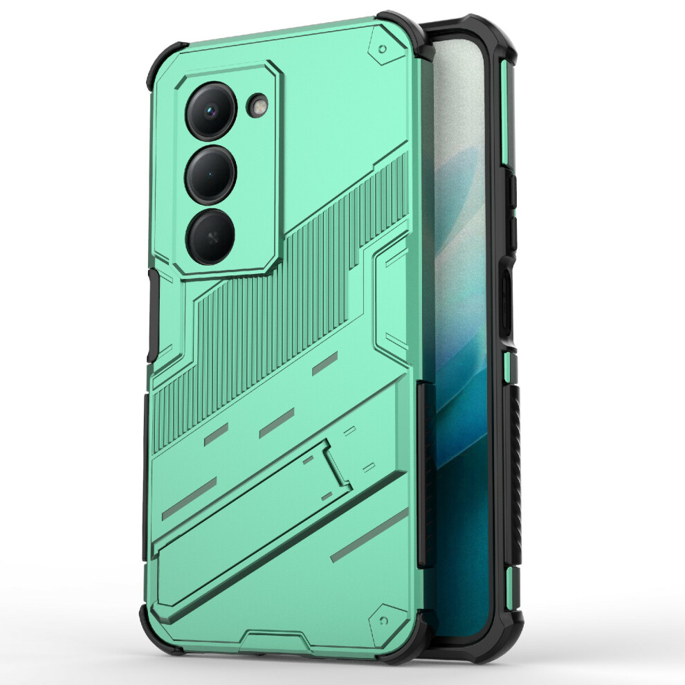 (Green) For Xiaomi Redmi 15 4G (Eu) (171Mm) Case Pc + Tpu Shockproof Phone Cover With Kickstand Green 6914298693513