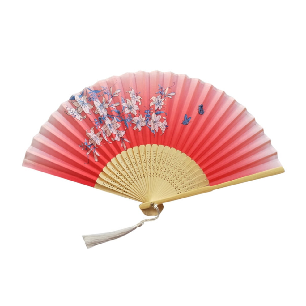 Leott Folding Fan Bamboo Handheld Fan 1 Piece 940684080243