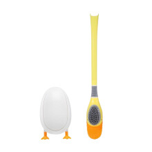 Spazzolino per WC in silicone, spazzola per WC senza foro, spazzola da parete per WC, pulizia
