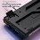 USB Wired Gaming Keyboard, Ergonomic Slim LED Backlit, Mechanical Feeling Floating Keys, Durable Desktop Keyboard 4