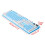 Gaming Keyboard Mechanical Feel USB Wired RGB Backlit 3