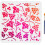 PET grape stencil 300x300mm with brush 1