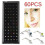 RSAMD60PCS Δαχτυλίδι μύτης με κρύσταλλο και στρας σε στυλ L, κόκαλο, τρυπώντας με 2