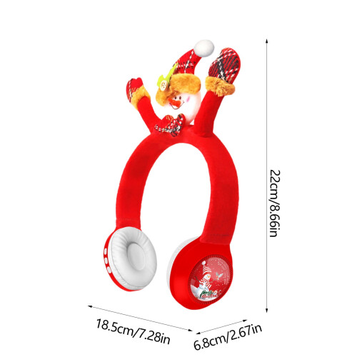 Bluetooth Wireless Headset for Kids, Festive Santa Design 2