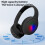 Wireless Foldable Gaming Headphones Bluetooth 5.3 with LED 5