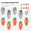 Carrot Candy Boxes Empty Fillable Egg Containers 10 pcs 4