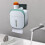 Χαρτί υγείας με διπλό συρτάρι από ανοξείδωτο ατσάλι, τοποθετημένο στον τοίχο 5