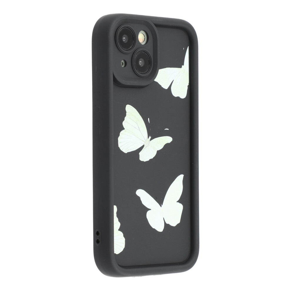 (Green) For Iphone 14 Plus Case Butterfly Print Tpu Shockproof Phone Back Cover Green 6914296717846