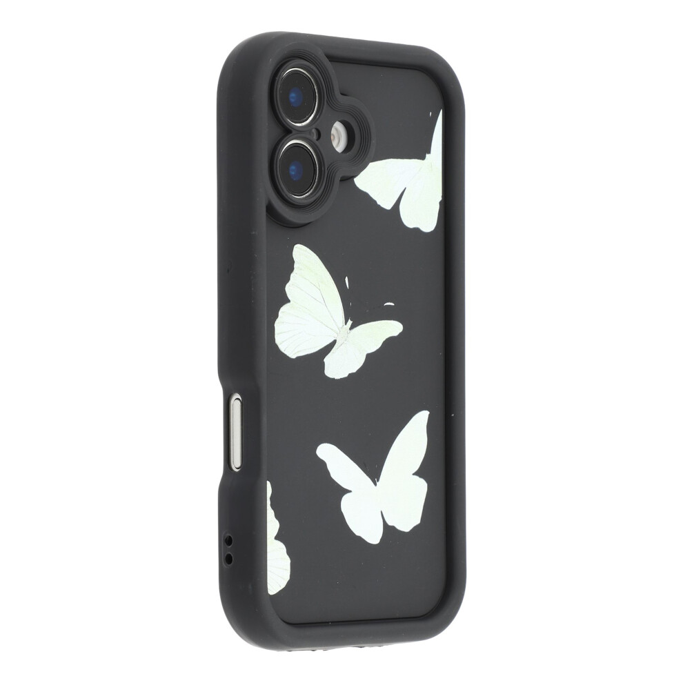 (Green) For Iphone 17 Case Butterfly Print Tpu Shockproof Phone Back Cover Green 6914290880287