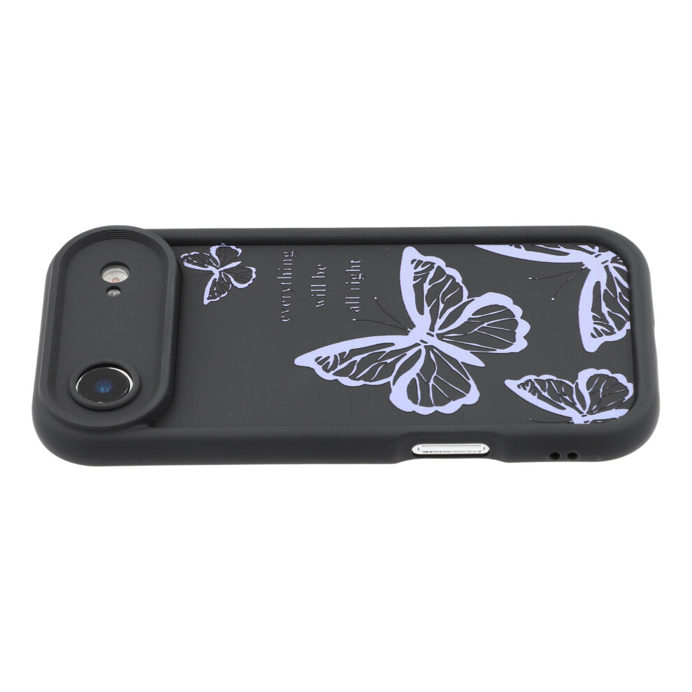 (Purple) For Iphone Air Case Butterfly Print Tpu Shockproof Phone Back Cover Purple 6914291563301