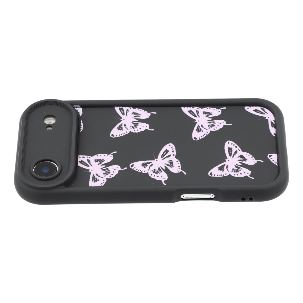 (Pink) For Iphone Air Case Butterfly Print Tpu Shockproof Phone Back Cover Pink 6914295648646