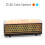 Wood Grain Flame Humidifier with Night Light and 7