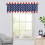 Independence Day Kitchen Curtains Valance Red Blue White 5