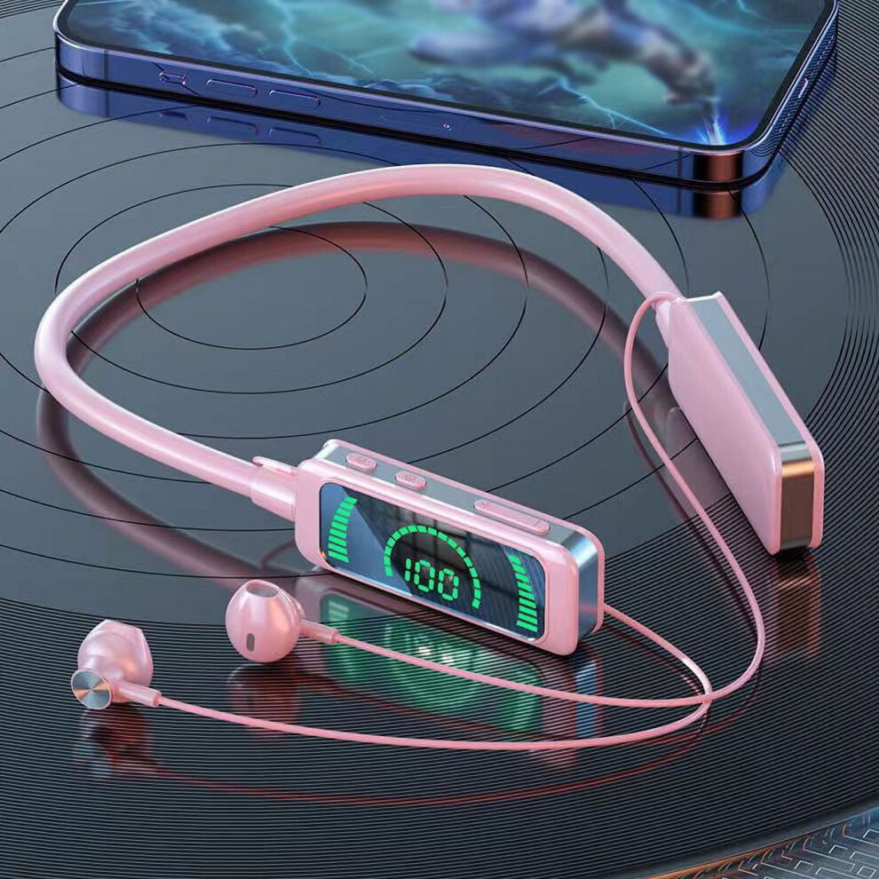 Valseel Wireless Earbuds With Digital Display And Neckband 908436436076