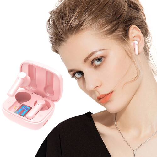 Jacenvly gaming headset Bluetooth 5.0 pink 1