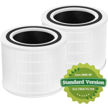LEVOIT Core200S vervangingsfilter met 3-traps HEPA-koolstoffilter