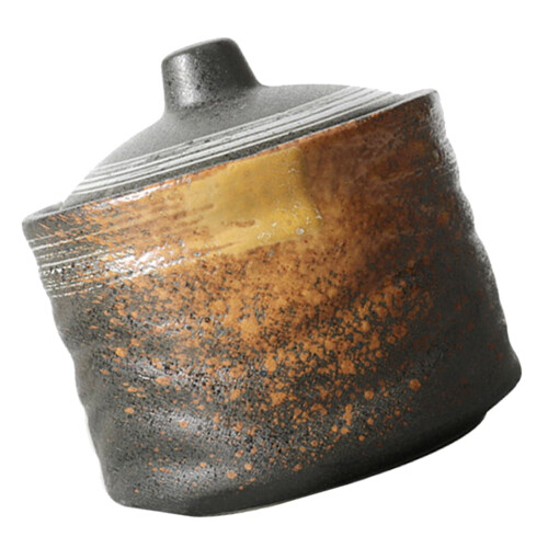 Pot à épices en céramique avec couvercle (1 pièce)