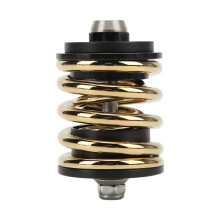 DEWIN rear shock absorber for folding bike metal spring gold